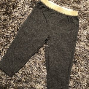 Carters gold sparkle pants